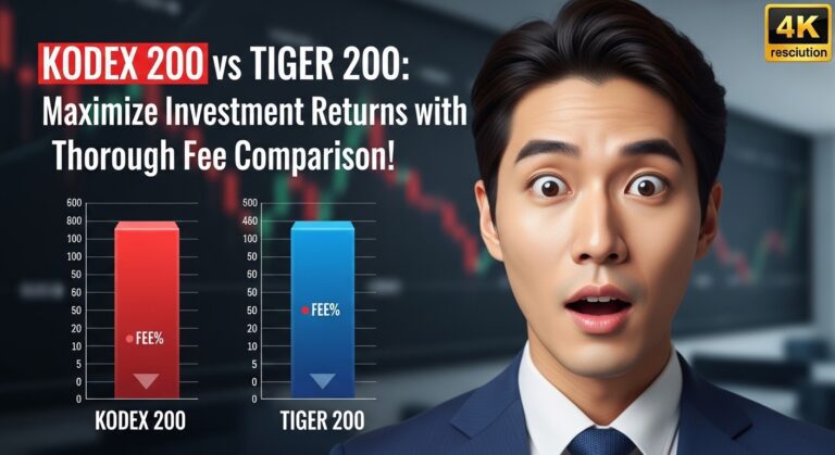 KODEX 200 vs TIGER 200 수수료 꼼꼼 비교로 투자 수익률 극대화!