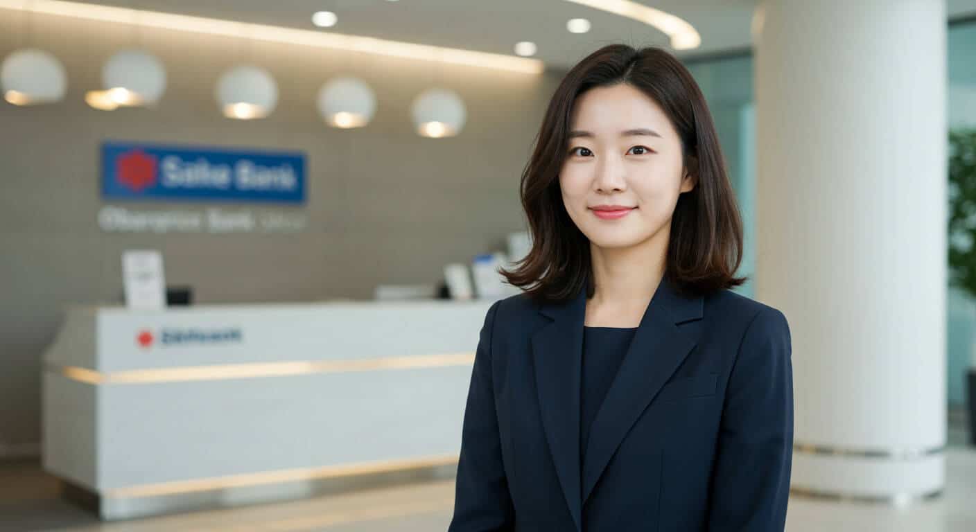 대출 신청후 승인되서 은행에서 좋아하는 한국인 여성1 대출 신청후 승인되서 은행에서 좋아하는 한국인 여성1