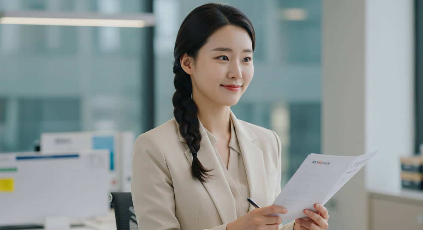 대출 신청후 승인되서 은행에서 좋아하는 한국인 여성4 대출 신청후 승인되서 은행에서 좋아하는 한국인 여성4