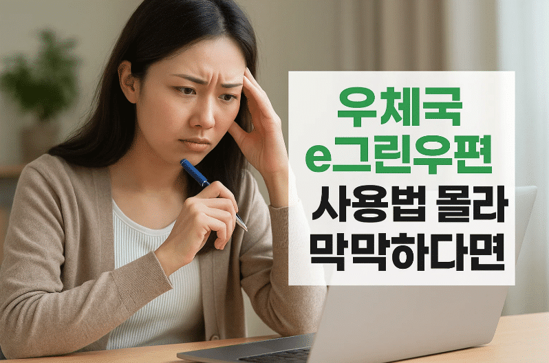 우체국 e그린우편 사용법 몰라 막막하다면