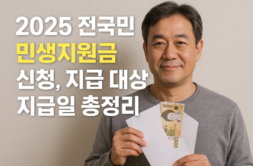 비즈트랜드_2025 전국민 민생지원금 신청과 지급 대상 및 지급일 총정리