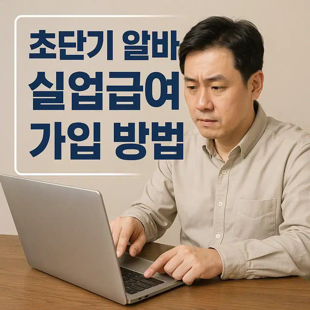 초단기 알바 실업급여 가입 방법과 혜택 지금 확인