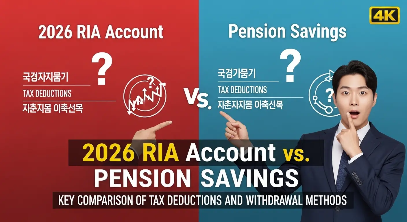 2026 RIA 계좌 vs 연금저축 세액공제·수령 방식 핵심 비교