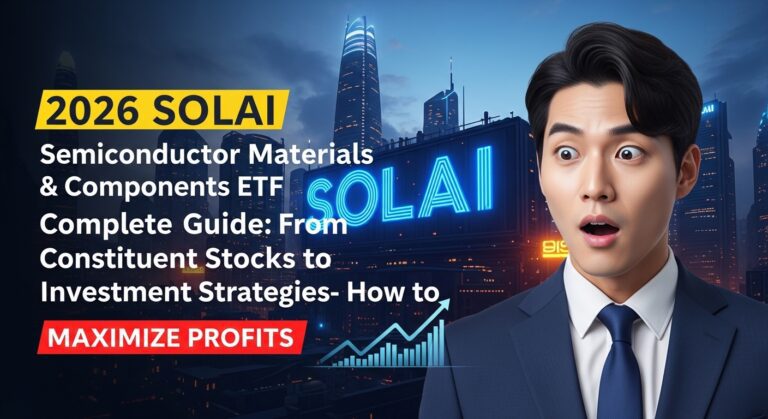 2026 SOLAI 반도체소부장 ETF 완벽 가이드 구성 종목부터 투자 전략까지 수익 극대화법