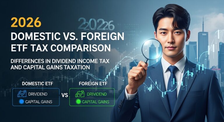 2026 국내 ETF vs 해외 ETF 세금 비교 배당소득세 매매차익 과세 차이