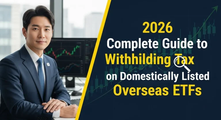 2026 국내 상장 해외 ETF 원천징수 완벽 가이드2