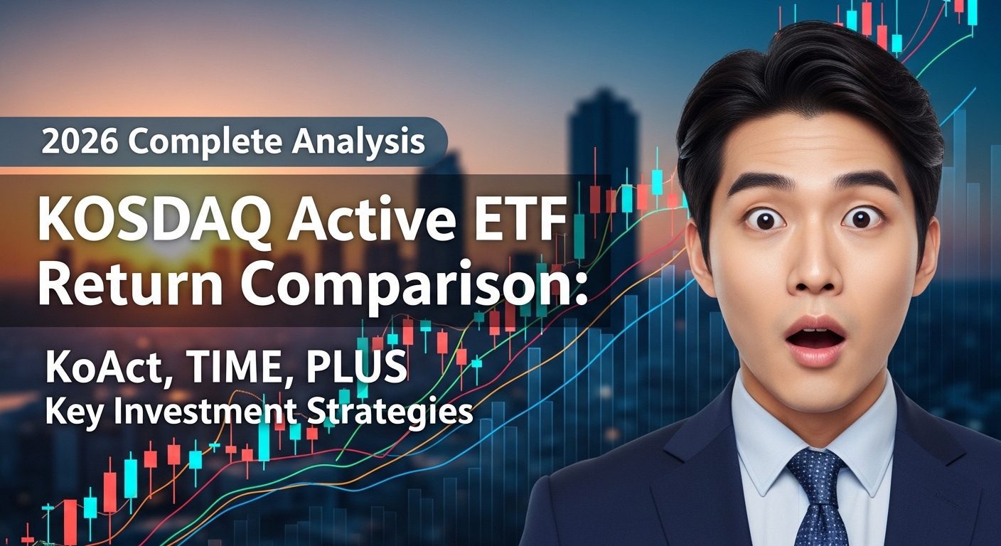 2026 완벽 분석 코스닥 액티브 ETF 수익률 비교 KoAct, TIME, PLUS 핵심 투자 전략