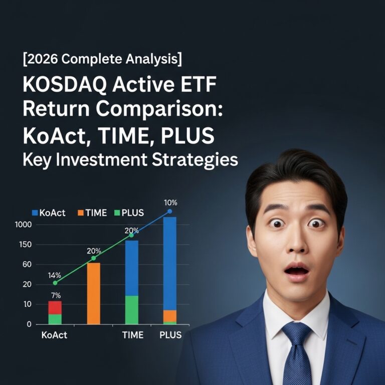 2026 완벽 분석 코스닥 액티브 ETF 수익률 비교 KoAct, TIME, PLUS 핵심 투자 전략0