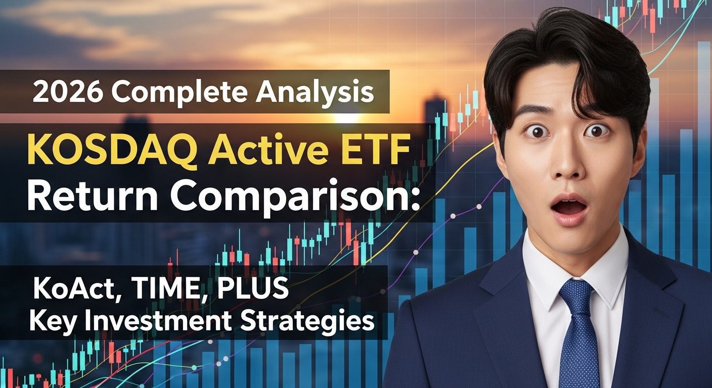 2026 완벽 분석 코스닥 액티브 ETF 수익률 비교 KoAct, TIME, PLUS 핵심 투자 전략2