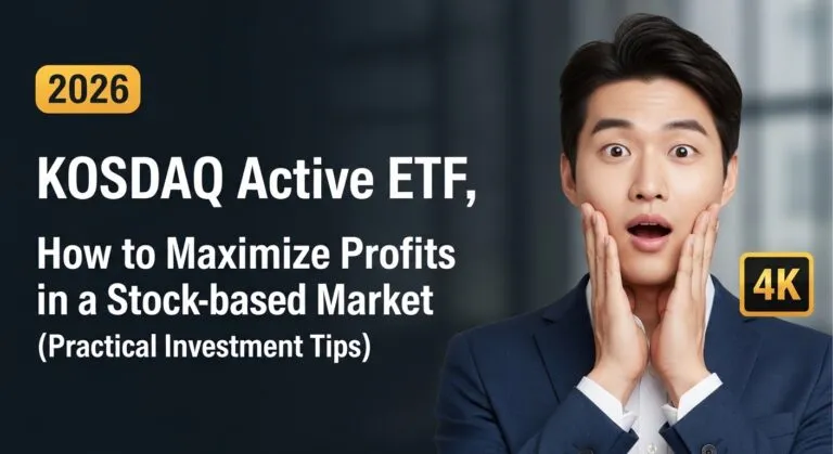 2026 코스닥 액티브 ETF 종목장세 수익 극대화법 (투자 실전 팁)
