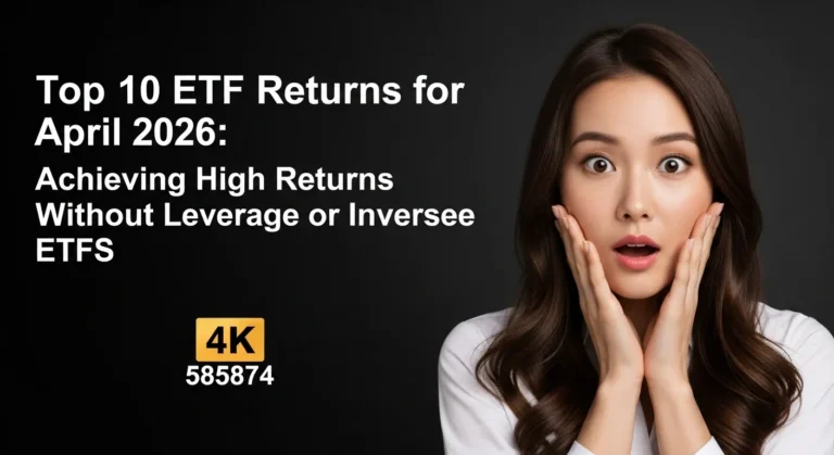 2026년 4월 ETF 수익률 TOP 10 레버리지 인버스 없이 고수익 달성