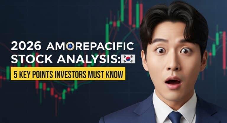 2026년 아모레퍼시픽 주가 분석 투자자가 꼭 알아야 할 5가지 핵심 포인트