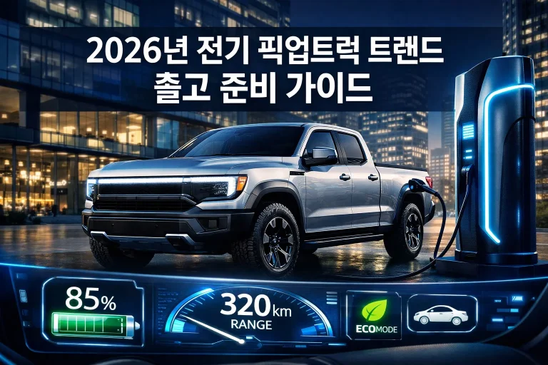 2026년 전기 픽업트럭 트렌드 출고 준비 가이드