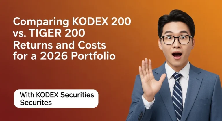 2026년 포트폴리오를 위한 KODEX 200 vs TIGER 200 수익률과 비용 비교