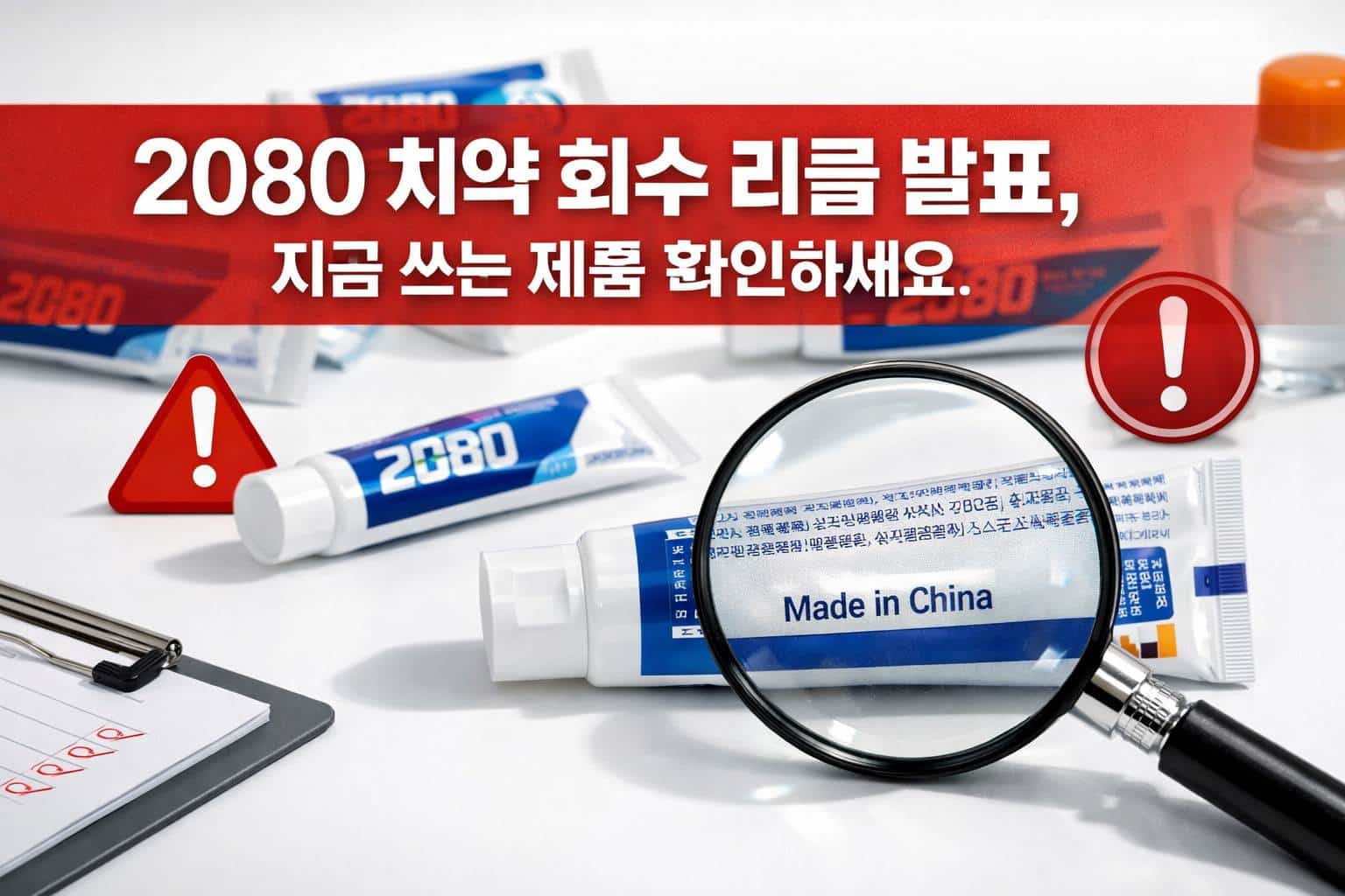 2080치약리콜