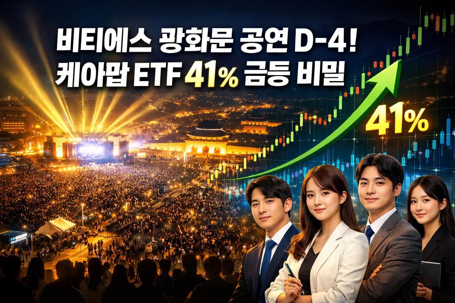 BTS 광화문 공연 KPOP ETF 41% 급등 이유와 투자 전략