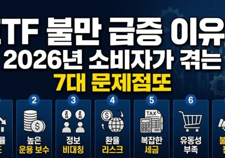 ETF 불만 급증 이유 2026년 소비자가 겪는 7대 문제점