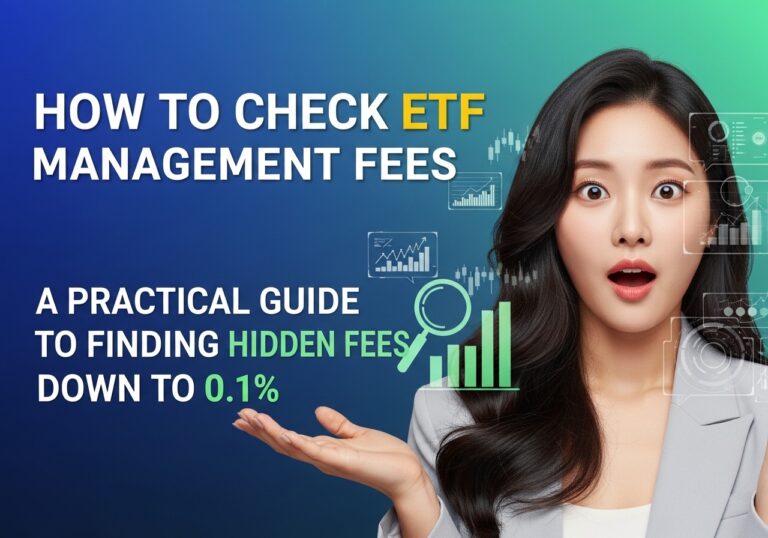 ETF 운용보수 확인방법 숨겨진 수수료 0.1%까지 찾아내는 실전 가이드2