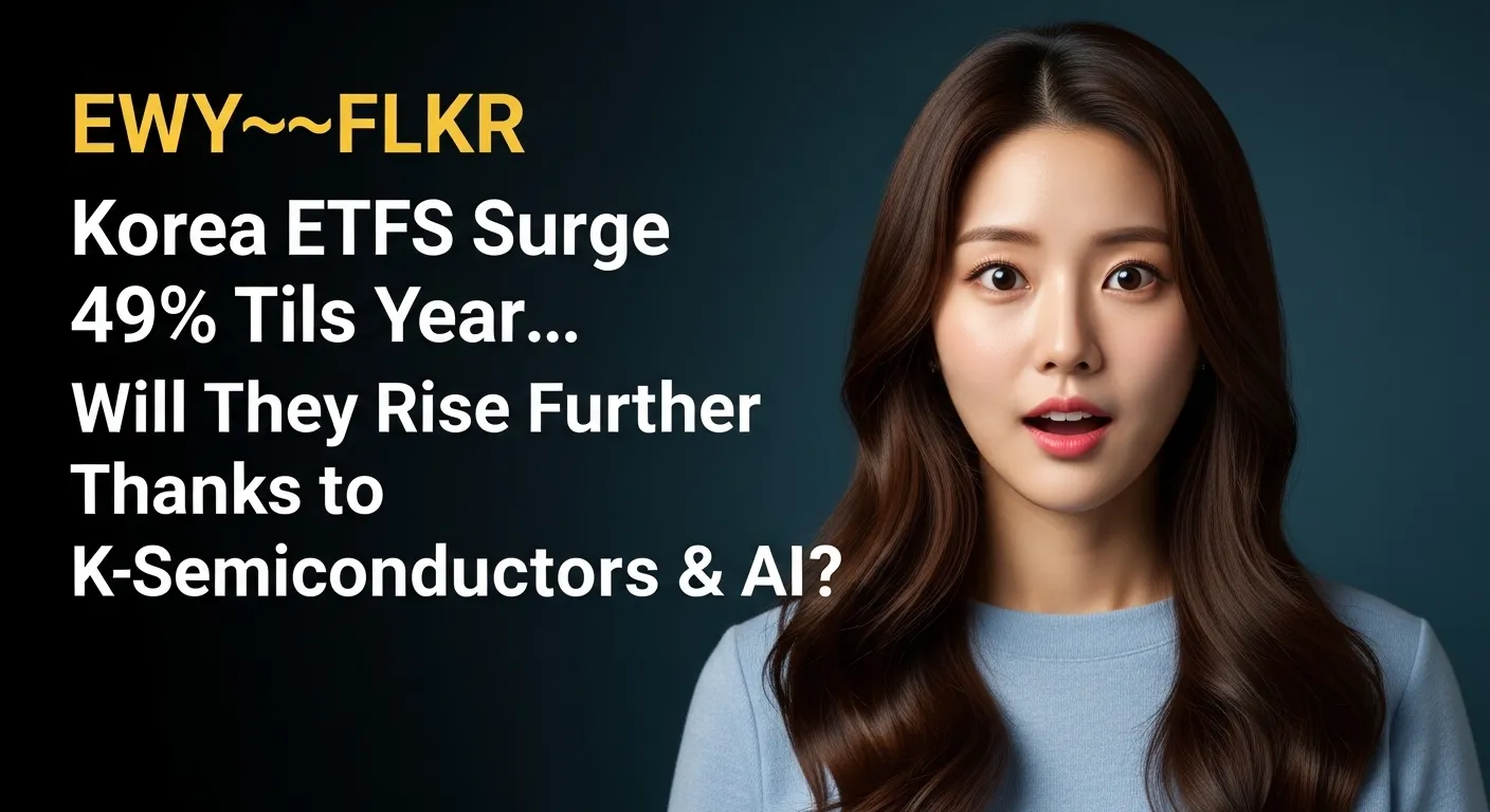 EWY·FLKR 한국 ETF 올해 49% 급등 K 반도체·AI 덕에 더 오른다