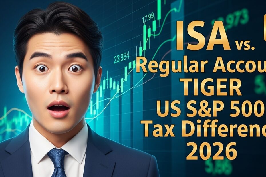 ISA vs 일반계좌 TIGER 미국S&P500 세금 차이