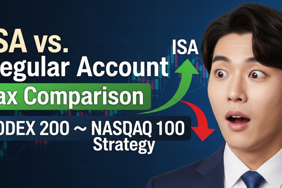 ISA vs 일반계좌 세금 비교 KODEX 200·나스닥100 전략