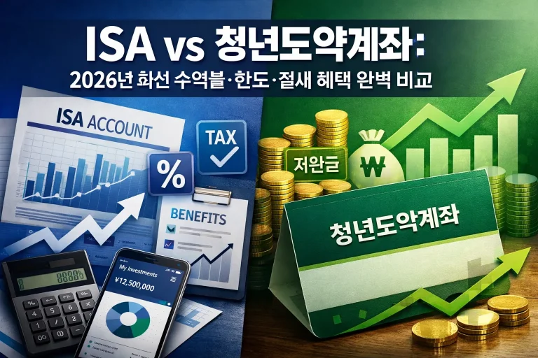 ISA vs 청년도약계좌 나에게 더 이득인 상품은1