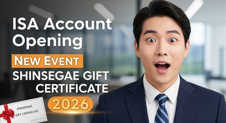 ISA 계좌 개설 신규 이벤트 신세계 상품권