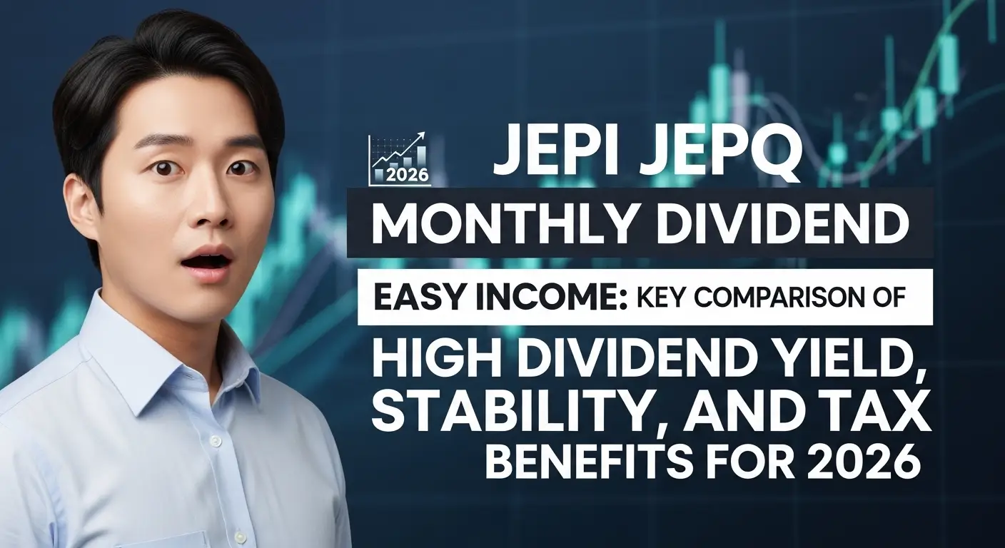 JEPI JEPQ 월배당 Easy Income 2026 고배당률·안정성·세제 혜택 핵심 비교