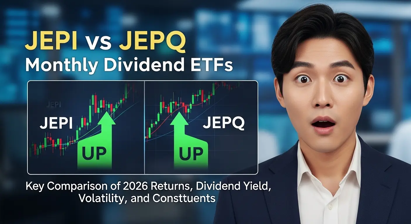 JEPI vs JEPQ 월배당 ETF 2026 수익률·배당률·변동성·구성 종목 핵심 비교