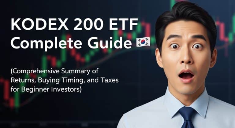 KODEX 200 ETF 완벽 가이드 (초보 투자자 수익률·매수 타이밍·세금 총정리)