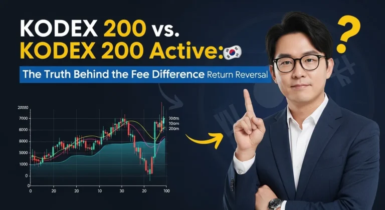 KODEX 200 vs KODEX 200 액티브 수수료 차이와 수익률 반전의 진실