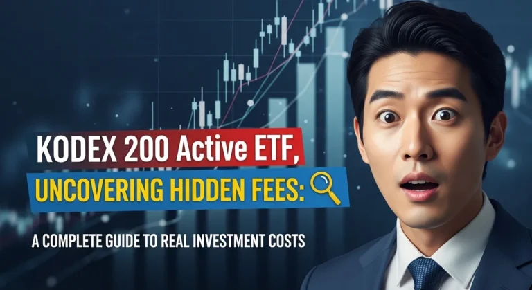 KODEX 200 액티브 ETF 숨겨진 수수료 낱낱이 파헤치기 실제 투자 비용 총정리