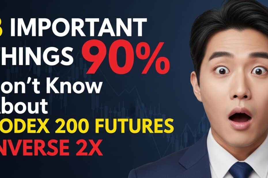 KODEX 200선물인버스2X 90%가 모르는 주의사항 3가지
