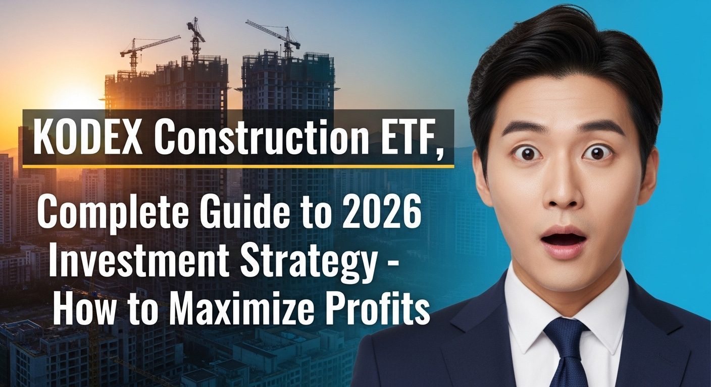 KODEX 건설 ETF 2026년 투자 전략 완벽 가이드 수익 극대화법2