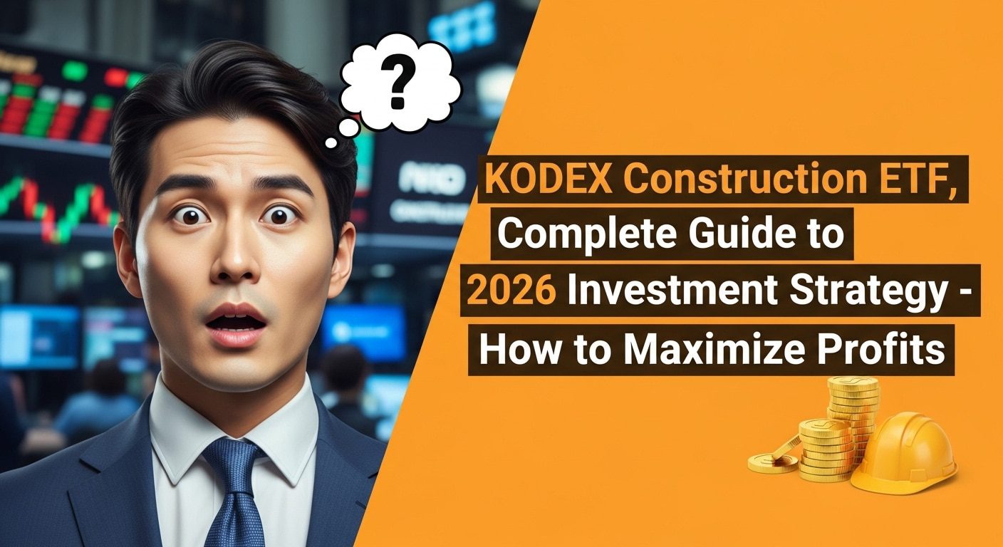 KODEX 건설 ETF 2026년 투자 전략 완벽 가이드 수익 극대화법4