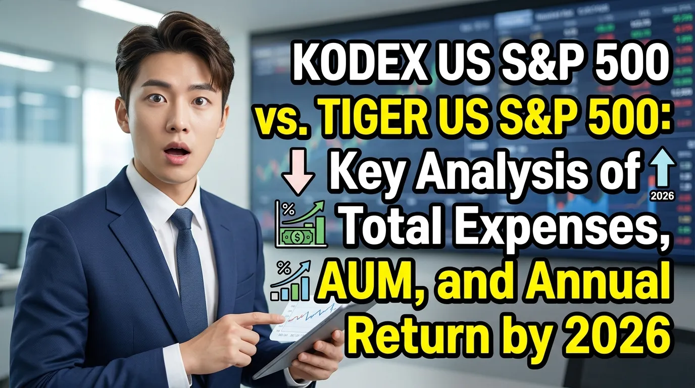 KODEX 미국S&P500 vs TIGER 미국S&P500 2026 총보수·AUM·연수익률 핵심 분석