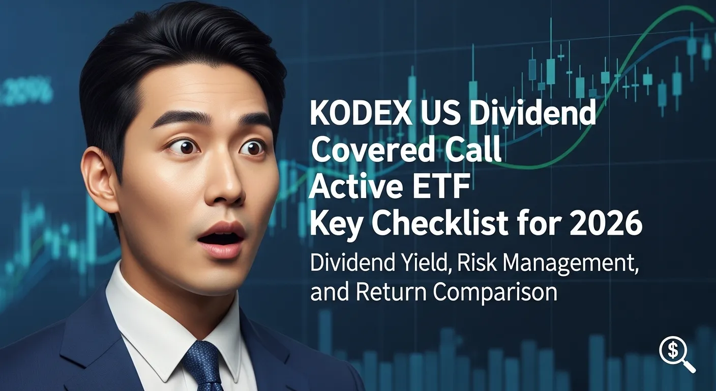 KODEX 미국배당커버드콜액티브 ETF 분배금 2026 배당률·리스크 관리·수익률 비교 핵심 체크리스트