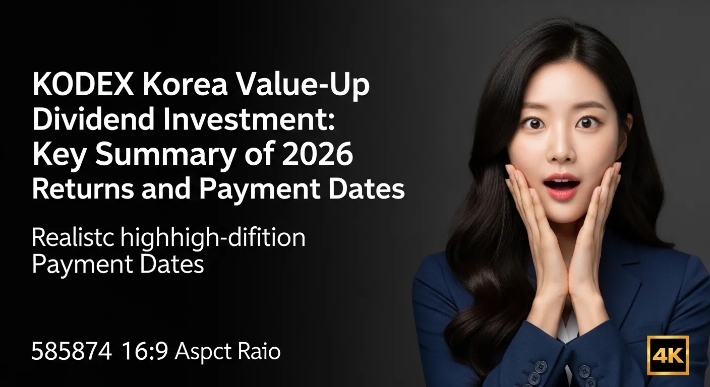 KODEX 코리아밸류업 배당 투자 2026 수익률·지급일 핵심 정리