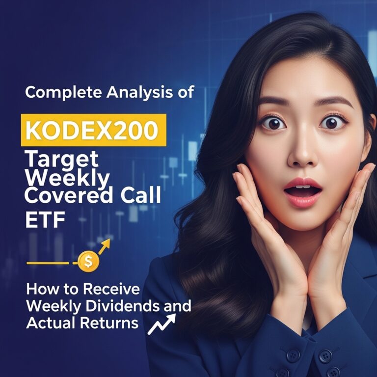 KODEX200 타겟 위클리커버드콜 ETF 완전 분석 매주 배당 받는 법과 실제 수익률