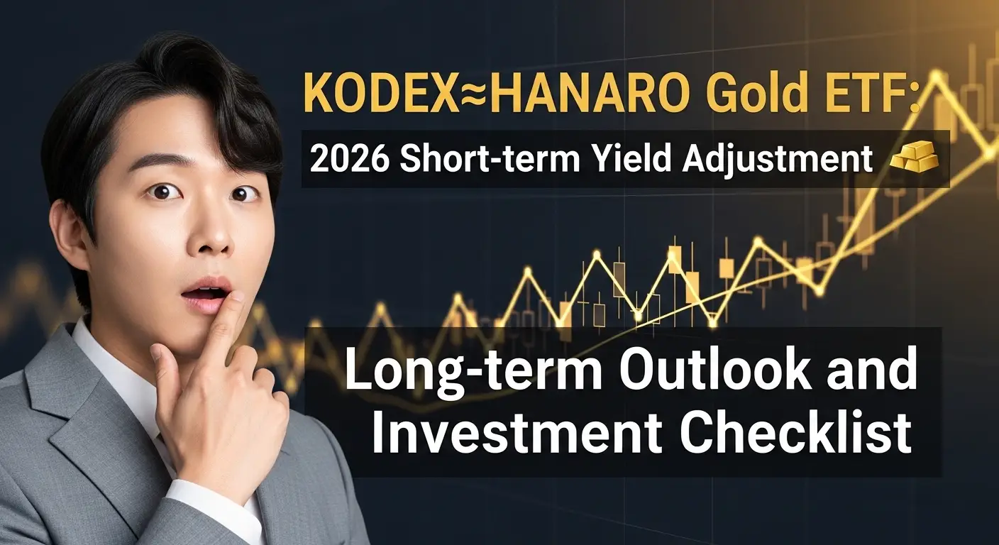 KODEX·HANARO 금 ETF 2026 단기 수익률 조정, 장기 전망과 투자 체크리스트