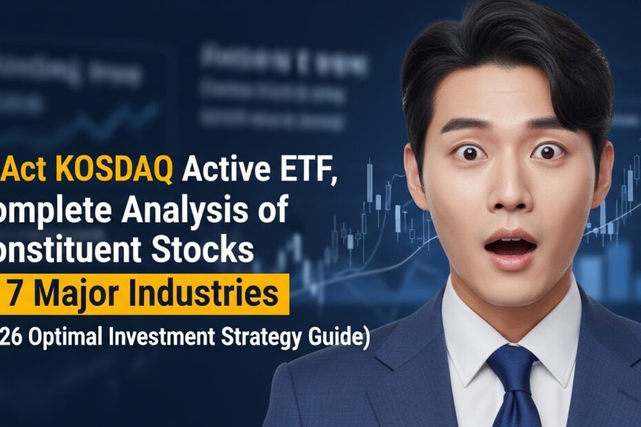 KoAct 코스닥액티브 ETF, 7대 산업 구성 종목 완벽 분석 (2026 최적 투자 전략집)