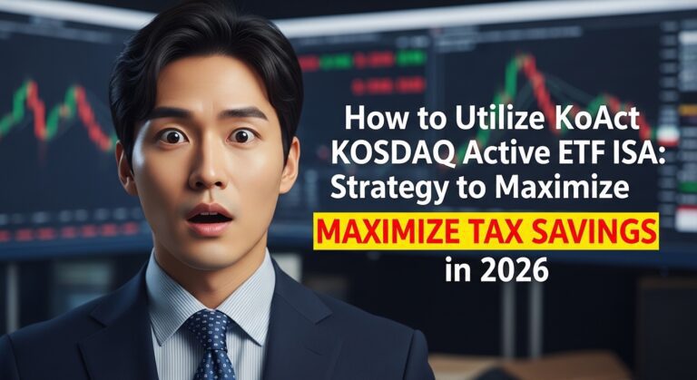 KoAct 코스닥액티브 ETF ISA 활용법 2026년 절세 극대화 전략