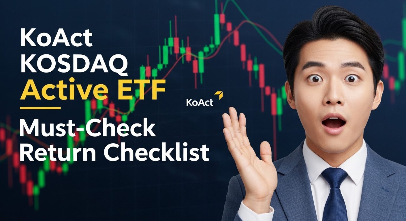 KoAct 코스닥액티브 ETF 꼭 확인해야 할 수익률 체크리스트
