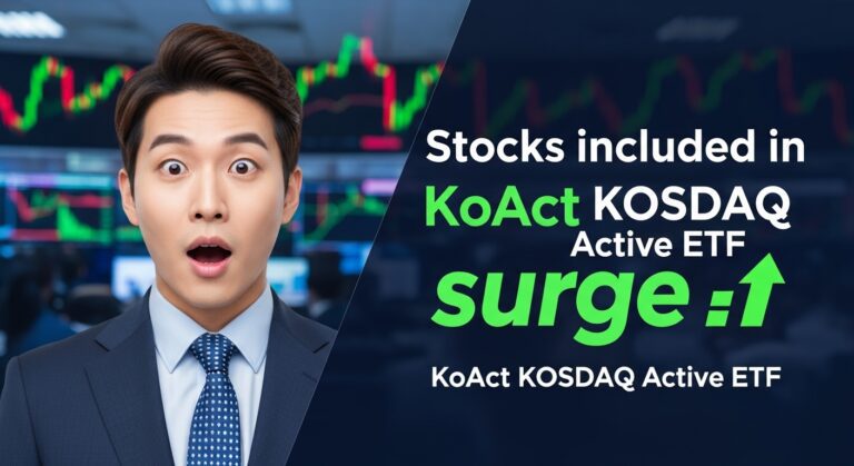 KoAct 코스닥액티브 ETF 편입 종목 급등