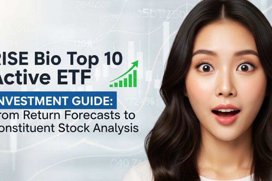 RISE 바이오TOP10액티브 ETF 투자 가이드 수익률 전망부터 구성 종목 분석까지