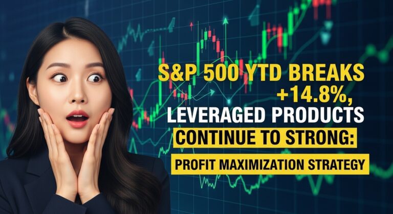 S&P500 YTD +14.8% 돌파 레버리지 상품 강세 지속 수익 극대화 전략