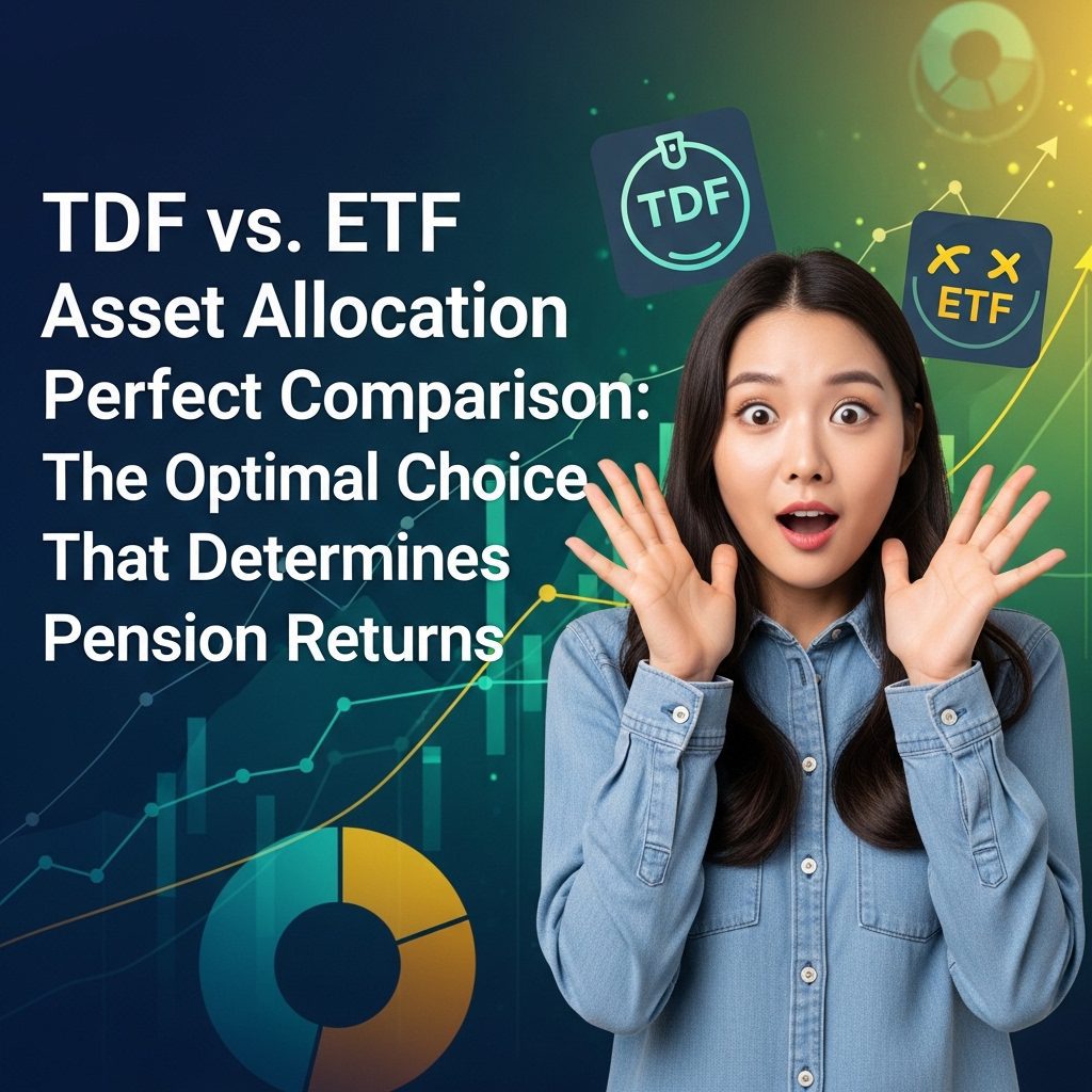TDF vs ETF 자산배분 완벽 비교 연금 수익률을 결정짓는 최적의 선택