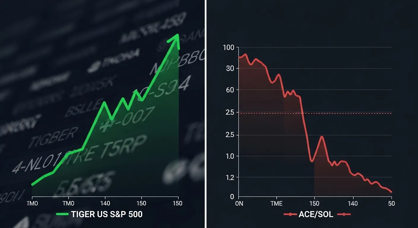 TIGER 미국S&P500 vs ACE·SOL 비교