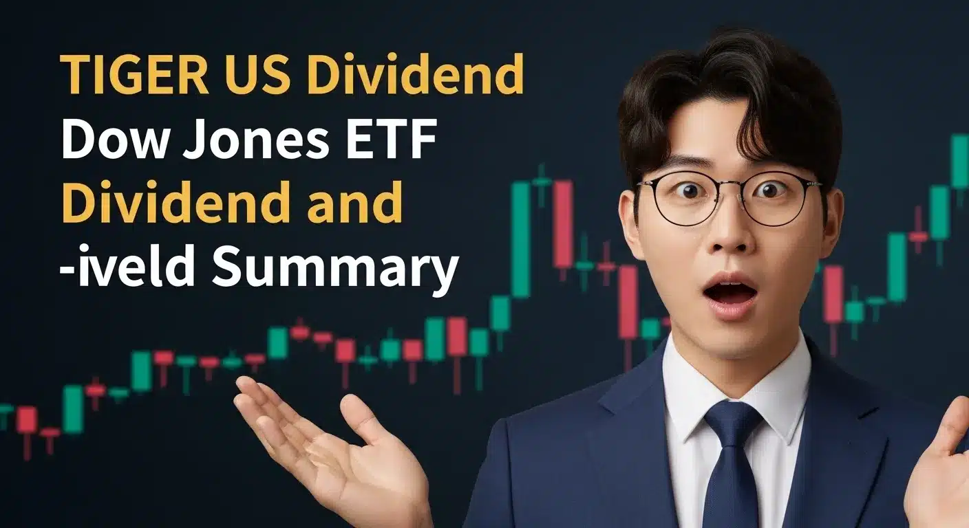 TIGER 미국배당다우존스 ETF 배당금 및 수익률 총정리