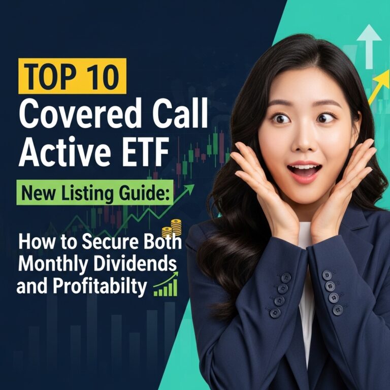 TOP10 커버드콜 액티브 ETF 신규 상장 가이드 월배당과 수익성 동시에 잡는 법